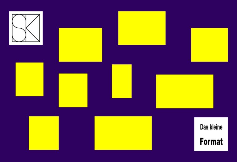 Mehr über den Artikel erfahren DAS KLEINE FORMAT