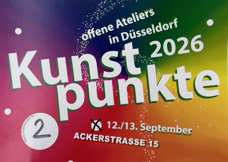 Mehr über den Artikel erfahren Kunstpunkte Düsseldorf 2026